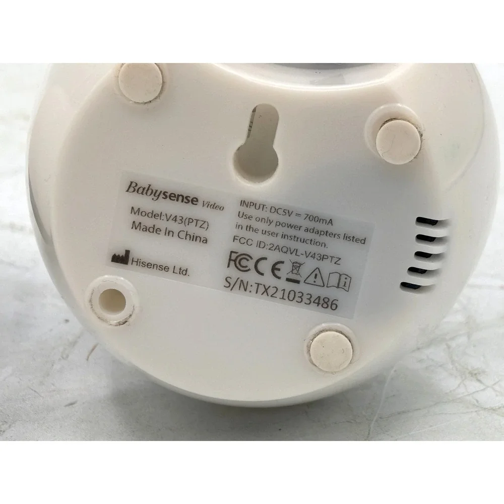 Babysense V43 Video Baby Monitor with 2 Cameras Non Wifi Split Screen & Night